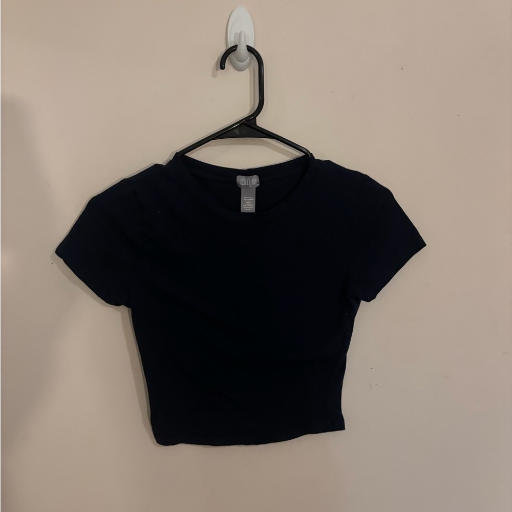 Tilly's Navy Short Sleeve Tee
